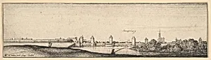 Strasbourg by Wenceslaus Hollar