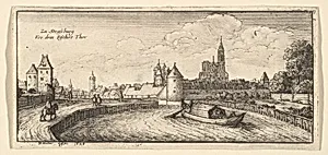 Strasbourg, from "German Views" by Wenceslaus Hollar