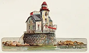 Stratford Shoal, from the Lighthouses series (N119) issued by Duke Sons & Co. to promote Honest Long Cut Tobacco by The Giles Company|W. Duke, Sons & Co.