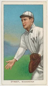 Street, Washington, American League, from the White Border series (T206) for the American Tobacco Company