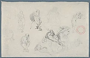 Studies after Michelangelo