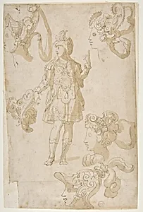 Studies for a Costume