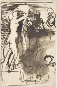 Studies for "The Bride at Her Toilet on the Day of Her Wedding"