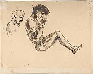 Studies of a Damned Man, for "The Barque of Dante" by Eugène Delacroix
