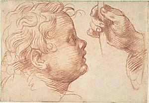 Studies of a Head and a Hand