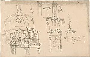 Studies of a monument