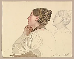 Studies of a Woman Praying