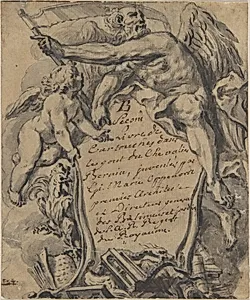 Study for a Cartouche