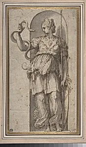 Study for Allegorical Figure of Prudence
