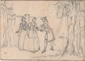 Study for an Engraving of "Songs in the Opera of Flora"