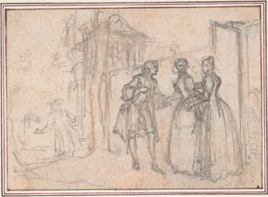 Study for an Engraving of "Songs in the Opera of Flora"