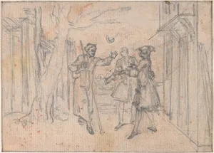 Study for an Engraving of "Songs in the Opera of Flora"