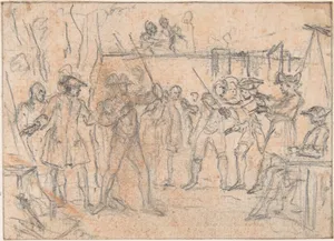 Study for an Engraving of "Songs in the Opera of Flora"