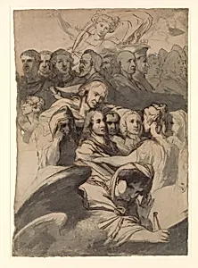 Study for "Divine Justice"