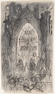 Study for frontispiece for "Les Jeunes France" by Theophile Gautier