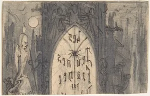 Study for frontispiece for "Les Jeunes France" by Theophile Gautier