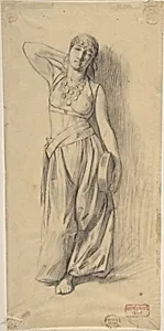 Study for "The Almeh"