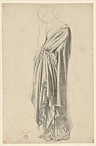 Study for the Figure of Stratonice by Jean Auguste Dominique Ingres