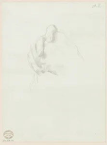 Study for the hands in the Portrait of Edward D. Adams