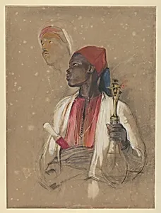 Study for "The Pipe Bearer"