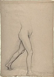 Study of a Girl's Legs for the painting "Young Spartans" by Edgar Degas