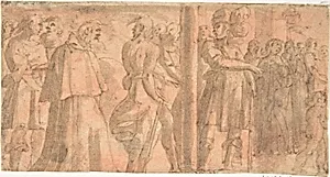 Study of a Scene of Martyrdom by Anonymous, Italian, 16th century