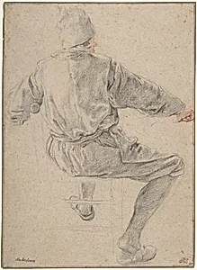 Study of a Seated Peasant