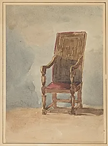 Study of an Antique Armchair