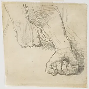 Study of Hands for "Christ Among the Doctors"