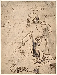 Study of the Christ Child and the Hand of the Madonna. Verso; Profile of a Man by Anthony van Dyck