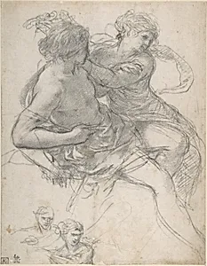 Study of Two Figures for the Age of Gold