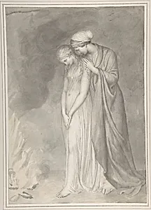 Study of Two Women Grieving