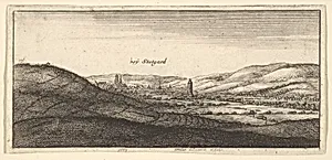Stuttgart, from "German Views" by Wenceslaus Hollar