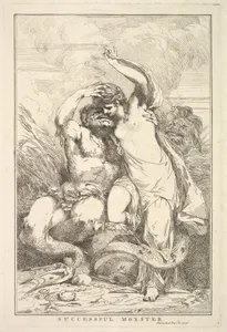 Successful Monster (from "Fifteen Etchings Dedicated to Sir Joshua Reynolds")