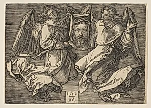 Sudarium Held by Two Angels by Albrecht Dürer