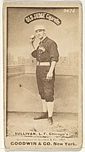 Sullivan, Left Field, Chicago, from the Old Judge series (N172) for Old Judge Cigarettes by Goodwin & Company