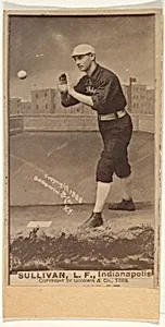 Sullivan, Left Field, Indianapolis, from the Old Judge series (N172) for Old Judge Cigarettes by Goodwin & Company