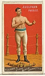 Sullivan, Pugilist, from the Goodwin Champion series for Old Judge and Gypsy Queen Cigarettes by Goodwin & Company