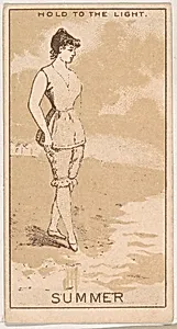 Summer, from the Magic Changing Cards series (N223) issued by Kinney Tobacco Company by Kinney Brothers Tobacco Company