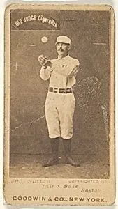 Sutton, 3rd Base, Boston, from the Old Judge series (N172) for Old Judge Cigarettes by Goodwin & Company