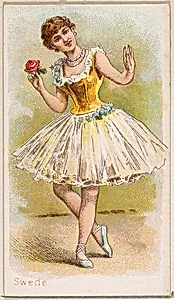 Swedish Dancer, from the Dancing Women series (N186) issued by Wm. S. Kimball & Co. by William S. Kimball & Company