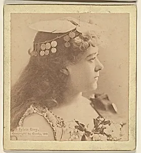 Sylvia Grey, from the Actresses series (N246), Type 2, issued by Kinney Brothers to promote Sporting Extra Cigarettes by Kinney Brothers Tobacco Company|Conly