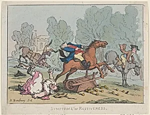Symptoms of Restiveness by Thomas Rowlandson|Henry William Bunbury