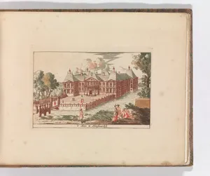 't Huis te Honslaarsdyk', in: Tooneel Der Voornaamste Nederlands Huizen, En Lust Hoven, Naar T Leven Afgebeeld