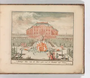 " ’t Konings Huis van de Tuin-zyde, met de Fontein van Venus", in: Tooneel Der Voornaamste Nederlands Huizen, En Lust Hoven, Naar T Leven Afgebeeld