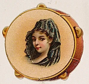 Tambourine, from the Novelties series (N228, Type 4) issued by Kinney Bros. by Kinney Brothers Tobacco Company
