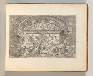 Targhe ed altri ornati di varie e capricciose invenzioni (Cartouches and other ornaments of various and capricious invention, page 8)