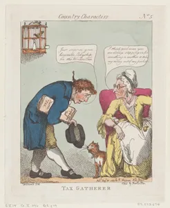 Tax Gatherer by Rudolph Ackermann, London|George Murgatroyd Woodward|Thomas Rowlandson