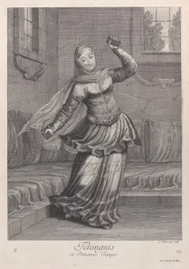 Tchinguis, ou Danseuse Turque, plate 54 from "Recueil de cent estampes représentent differentes nations du Levant"