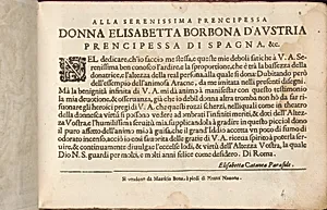 Teatro delle Nobili et Virtuose Donne..., page 2 (recto)